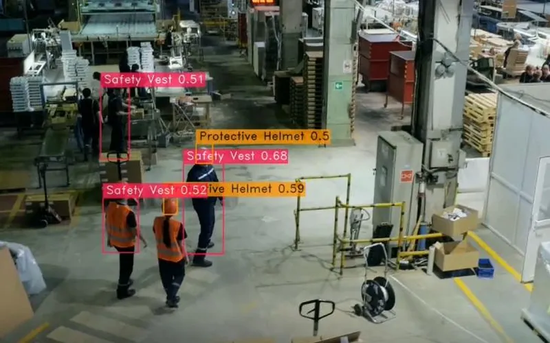 PPE compliance detection — project visual